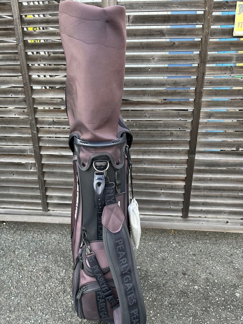 PEARLY GATES キャディバッグ グレー