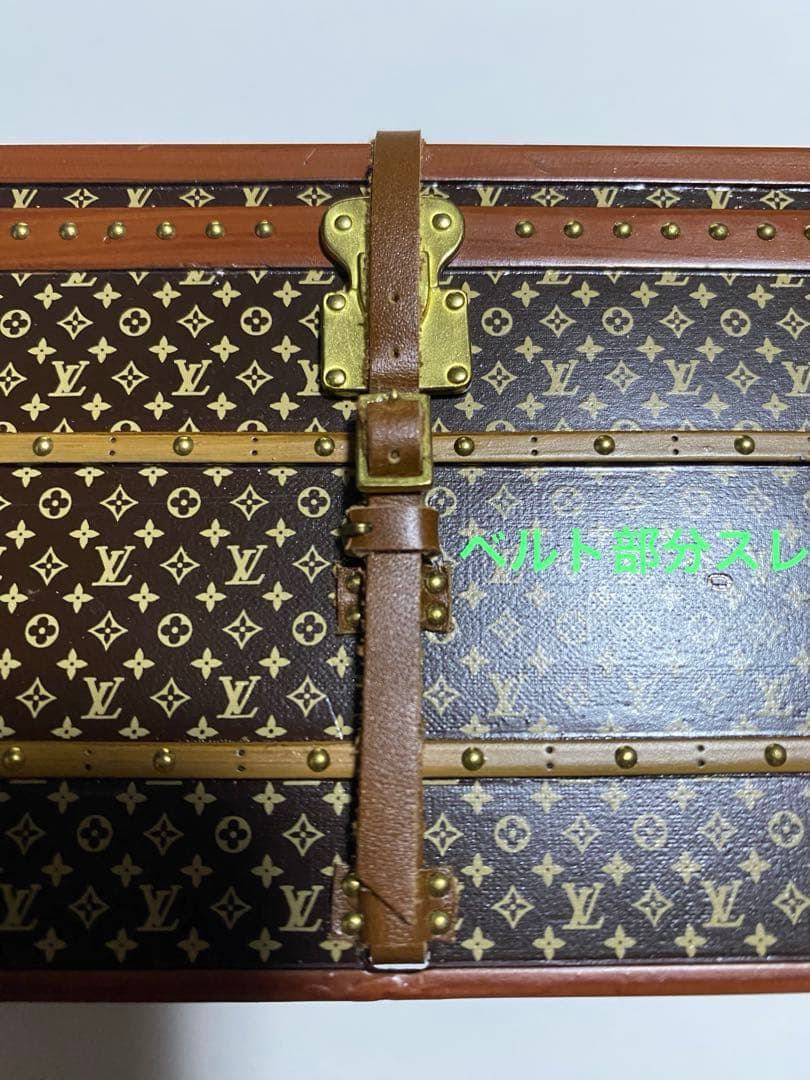 LOUIS VUITTONミスフランス　モノグラムトランク　ペーパーウェイト