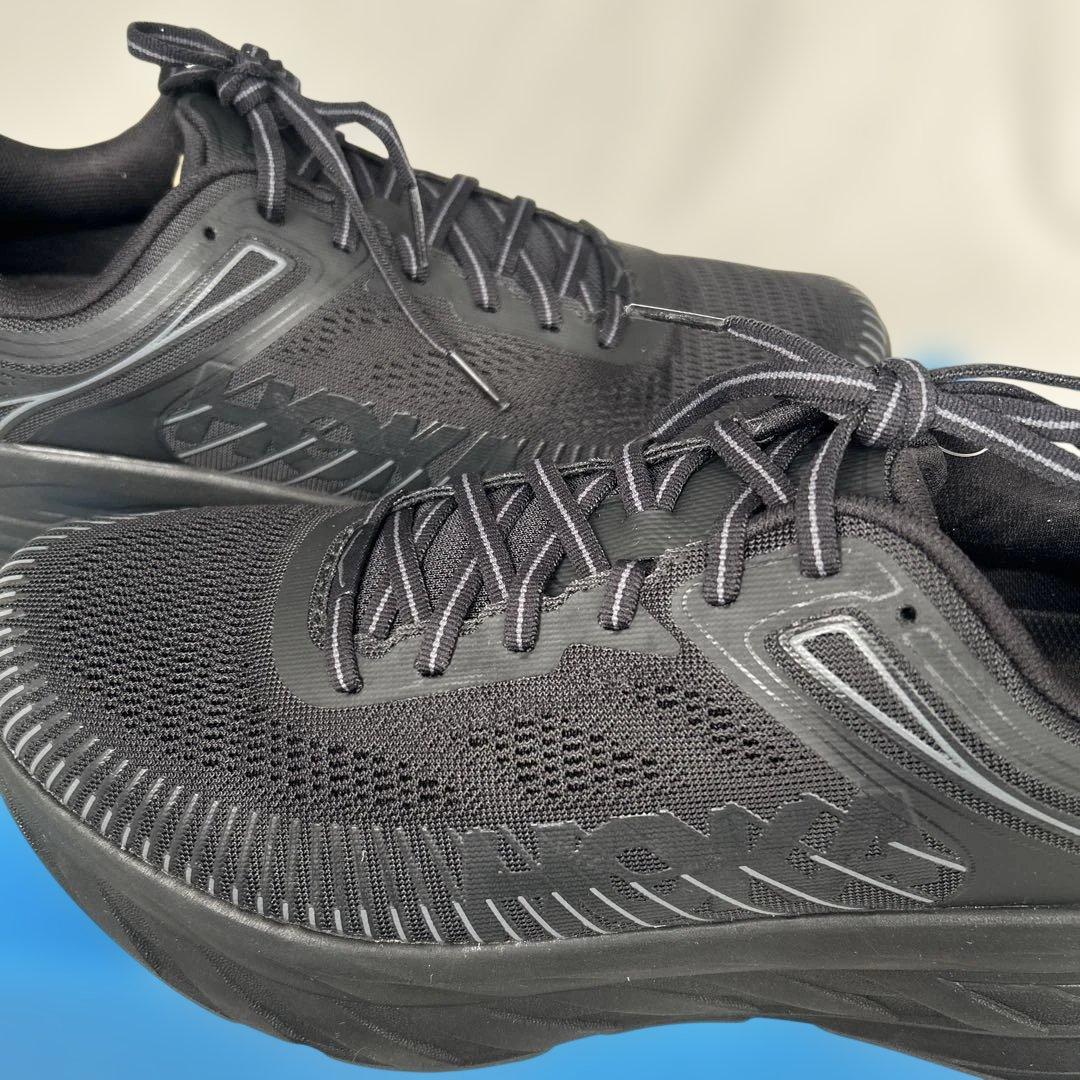 【新品タグ付き】HOKA ONE ONE Bondi 7 ブラック 27.5cm