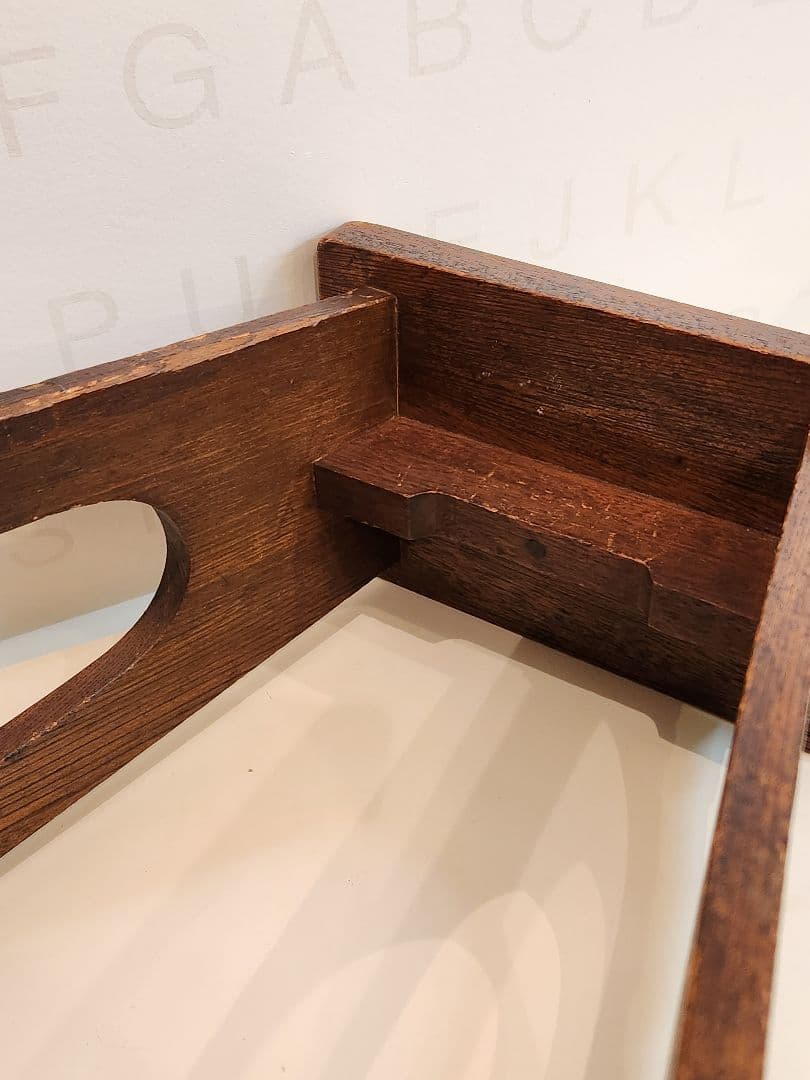 朝鮮　李朝　中国　木製小さな踏み台　肘掛　花台　スツール　古民具　骨董　送料込み