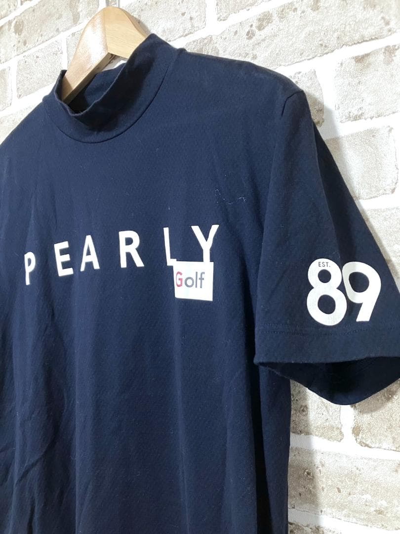 【24時間以内/早い者勝ち】パーリーゲイツ メンズ モックネックシャツ サイズ5