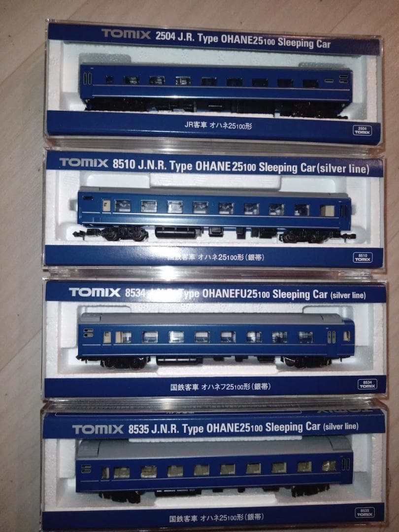 TOMIX Nゲージ 24系25形 客車4両セット オハネ25 オハネフ25