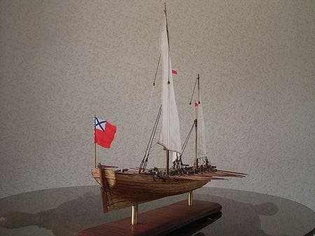 帆船模型完成品 ダブルボート　－あなたのお部屋に一層の品格を－