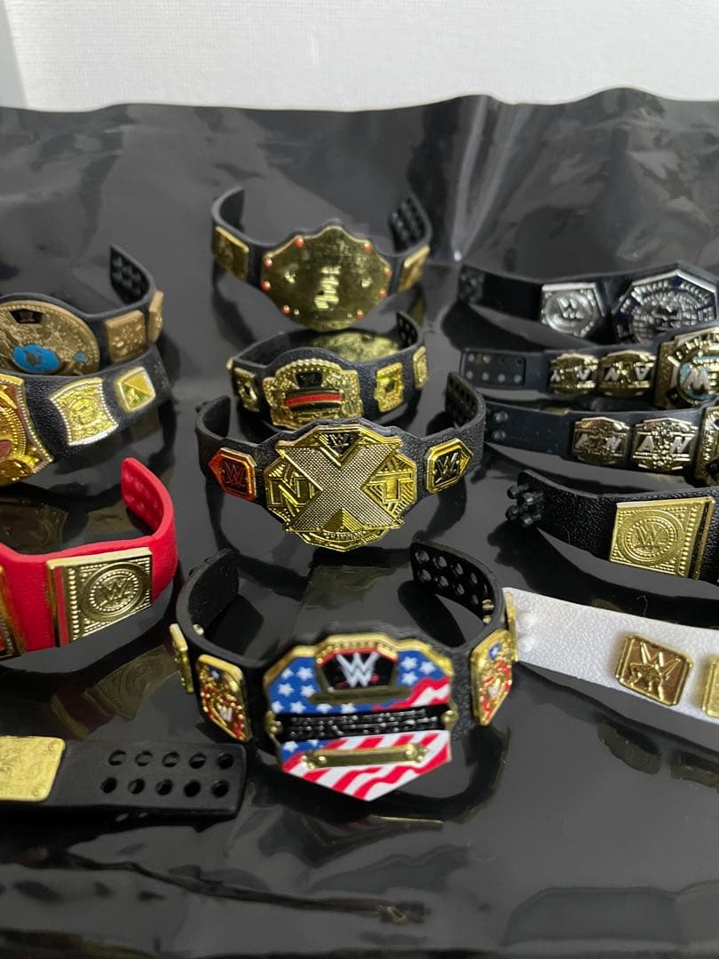 WWE フィギュア用　ベルトセット