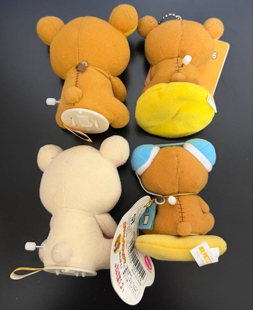 リラックマ　コリラックマ　ぜんまいマスコット4個