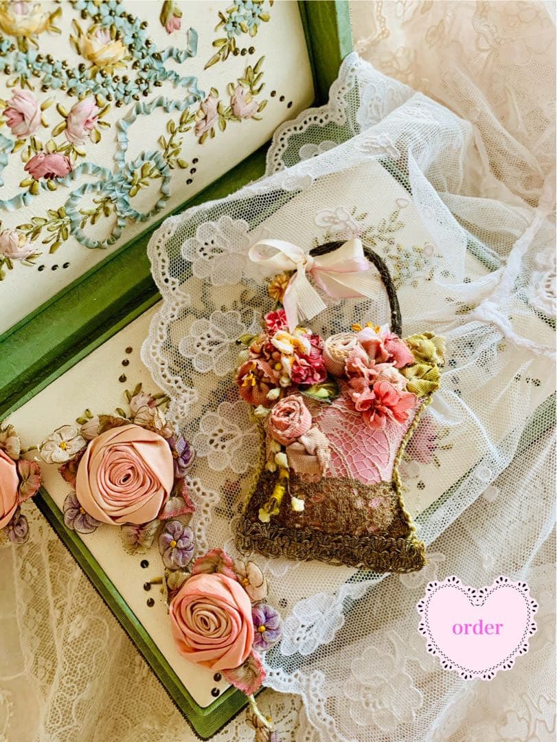 ※オーダーページになります⑤※フラワーパニエロココモチーフ