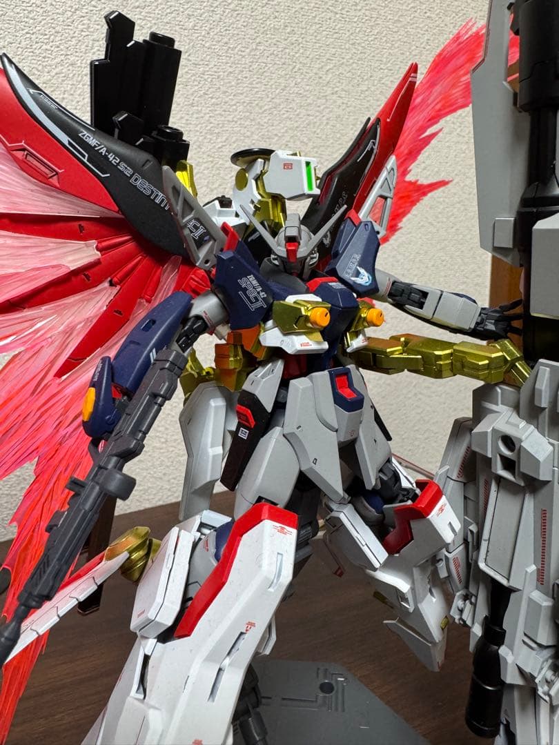 hgデスティニーガンダム SpecII ゼウスシルエット&光の翼
