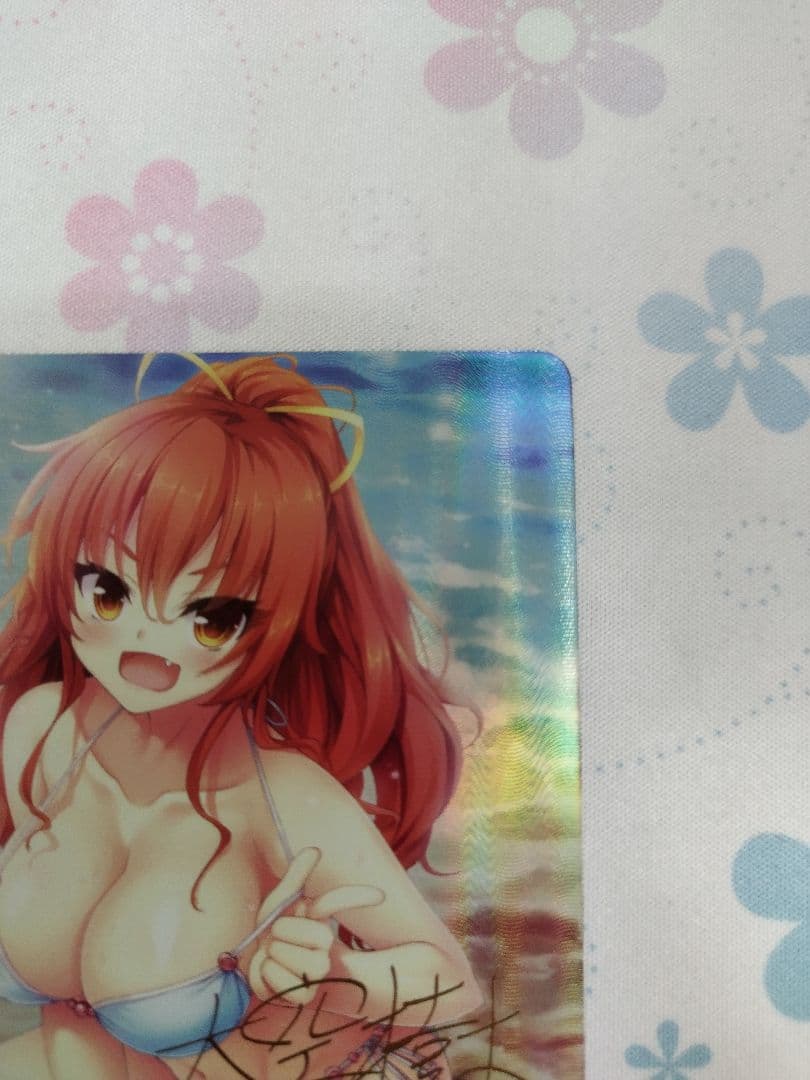 ヴァイスシュバルツロゼ　視線釘付け　明日原　サイン　PR+