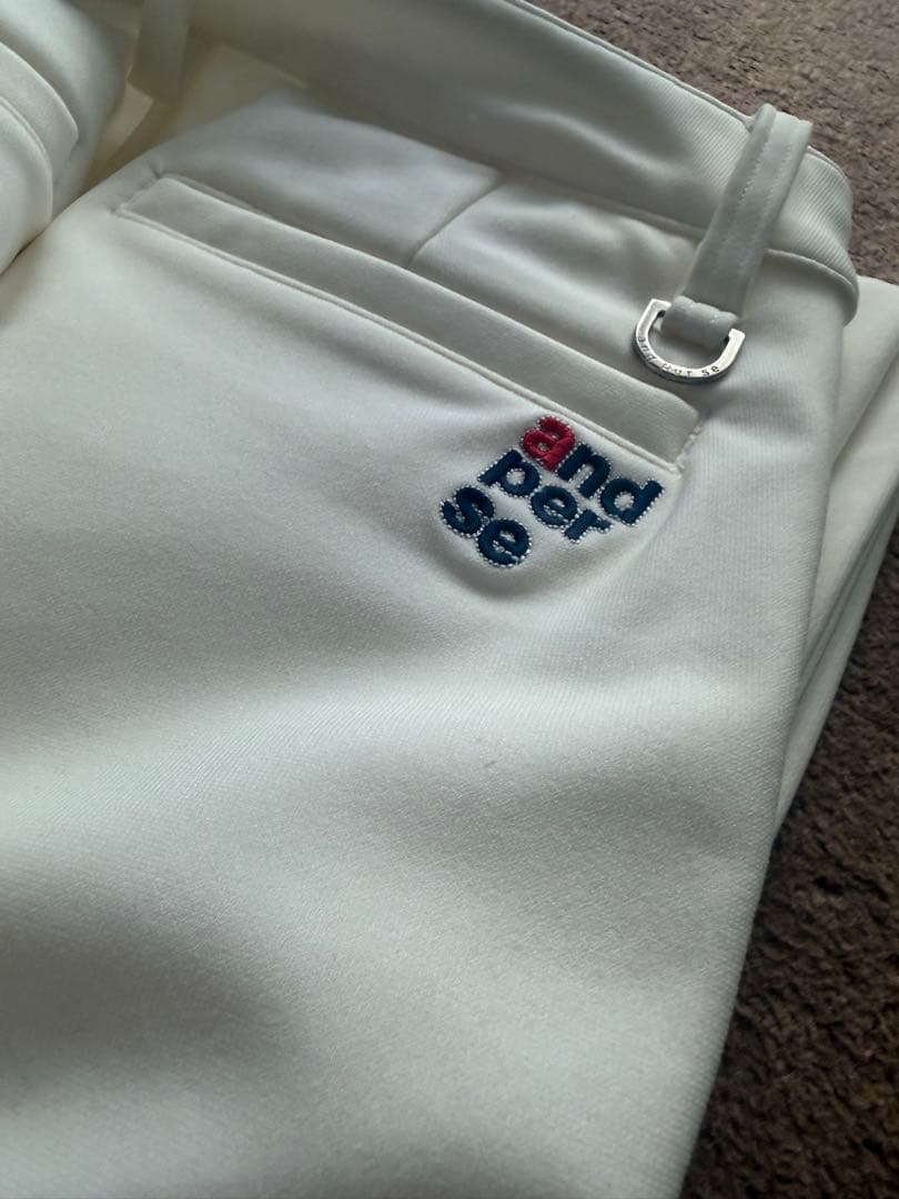 and per se スリムフィットパンツ　レディース　L