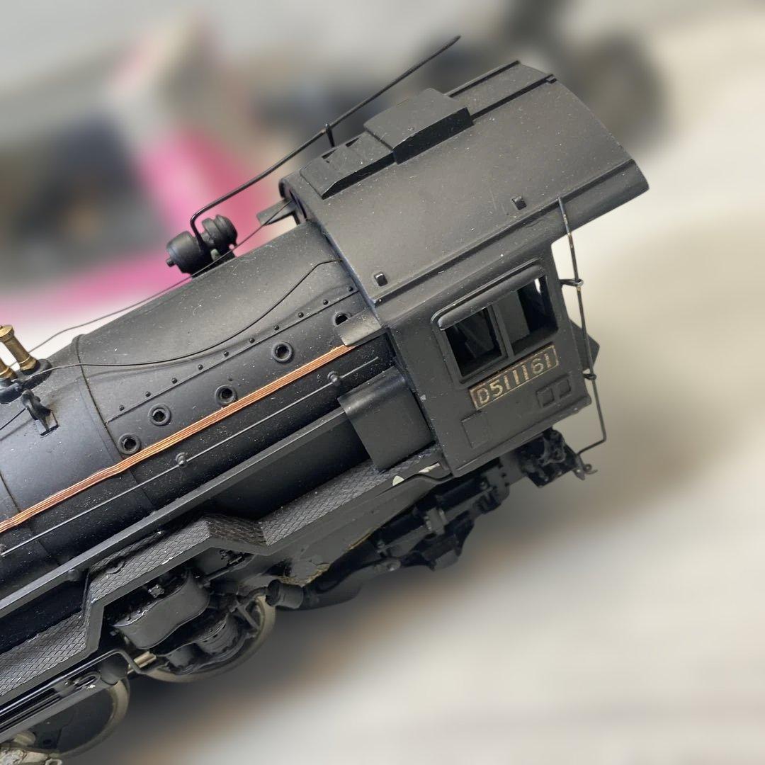 D511161 蒸気機関車 金属製 黒