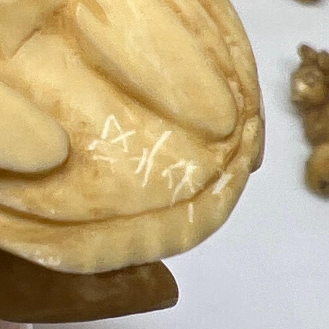 極上 細工物 置物、根付 72g 東キ8-0127☆2F タサオ