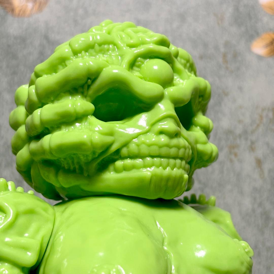 『FATTY HUNGER』 虐待狂脳戦士 ソフビ インディーズ ライトグリーン