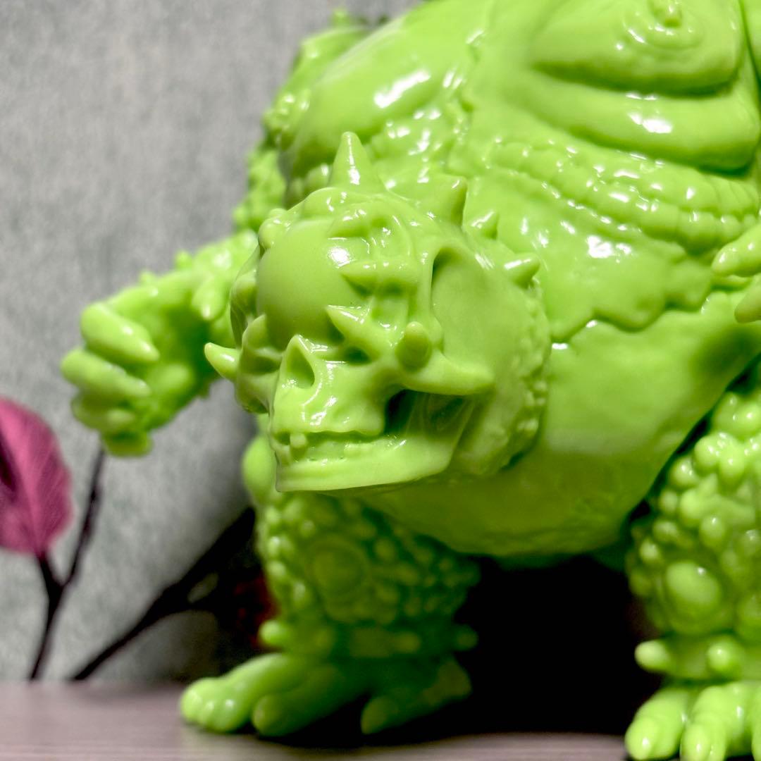 『FATTY HUNGER』 虐待狂脳戦士 ソフビ インディーズ ライトグリーン