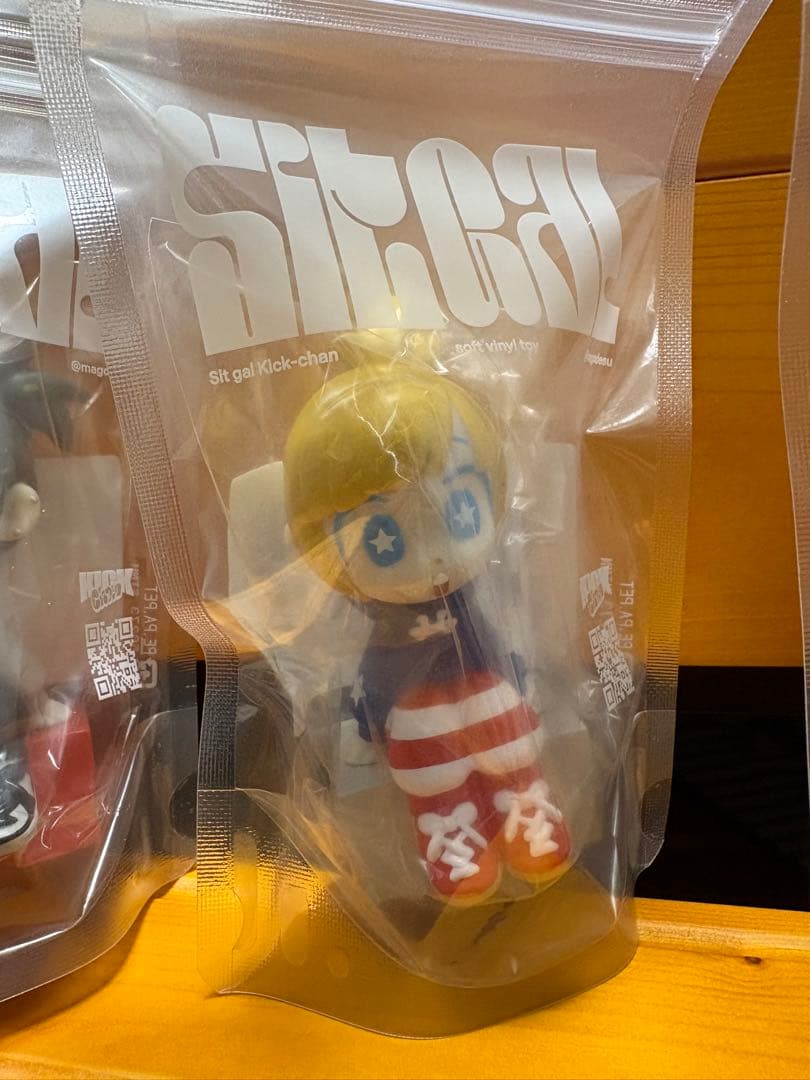 まごちゃん　Sit Gal KICKちゃん　ソフビ　フィギュア　三体セット