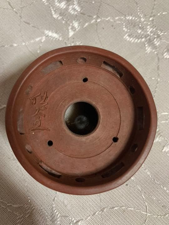 佐太郎　ミニ盆栽鉢　丸