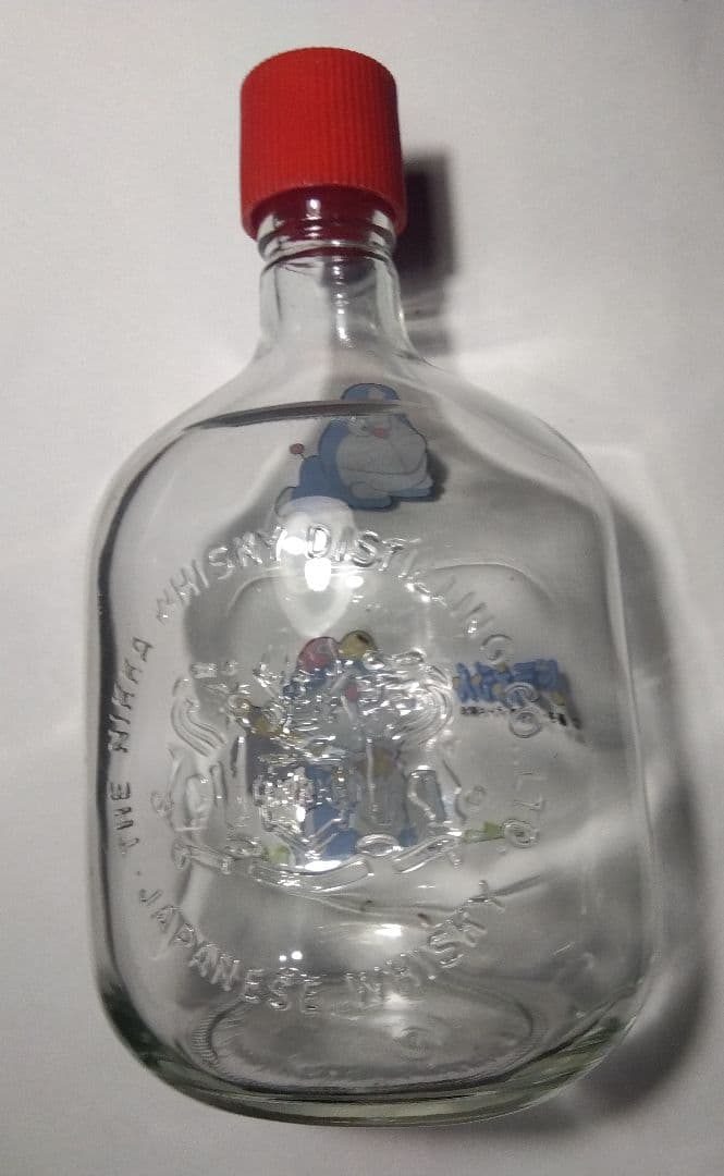 ニッカウヰスキー/ドラえもん/貯金箱/レトロ/非売品/ガラス