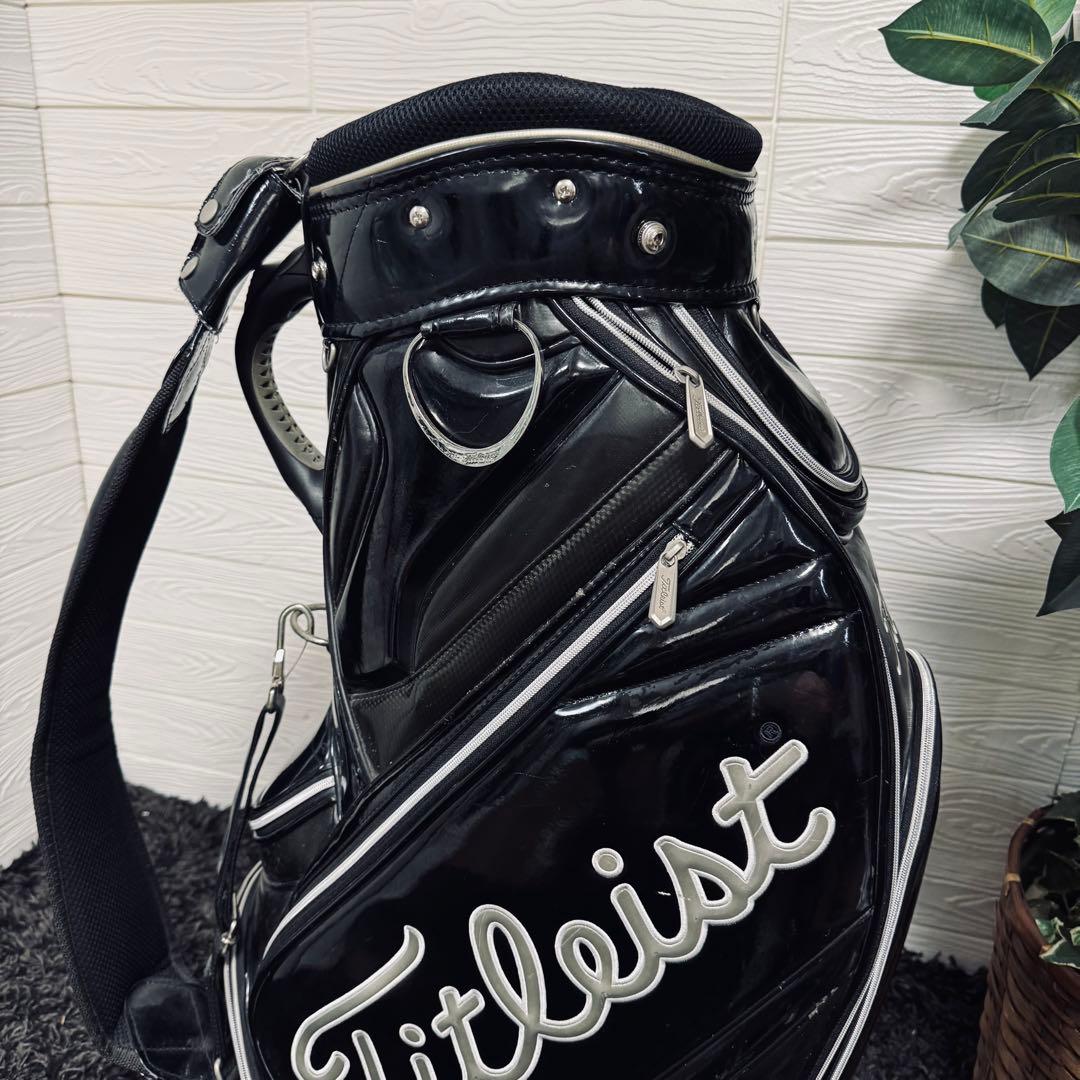 タイトリスト　キャディバッグ エナメル