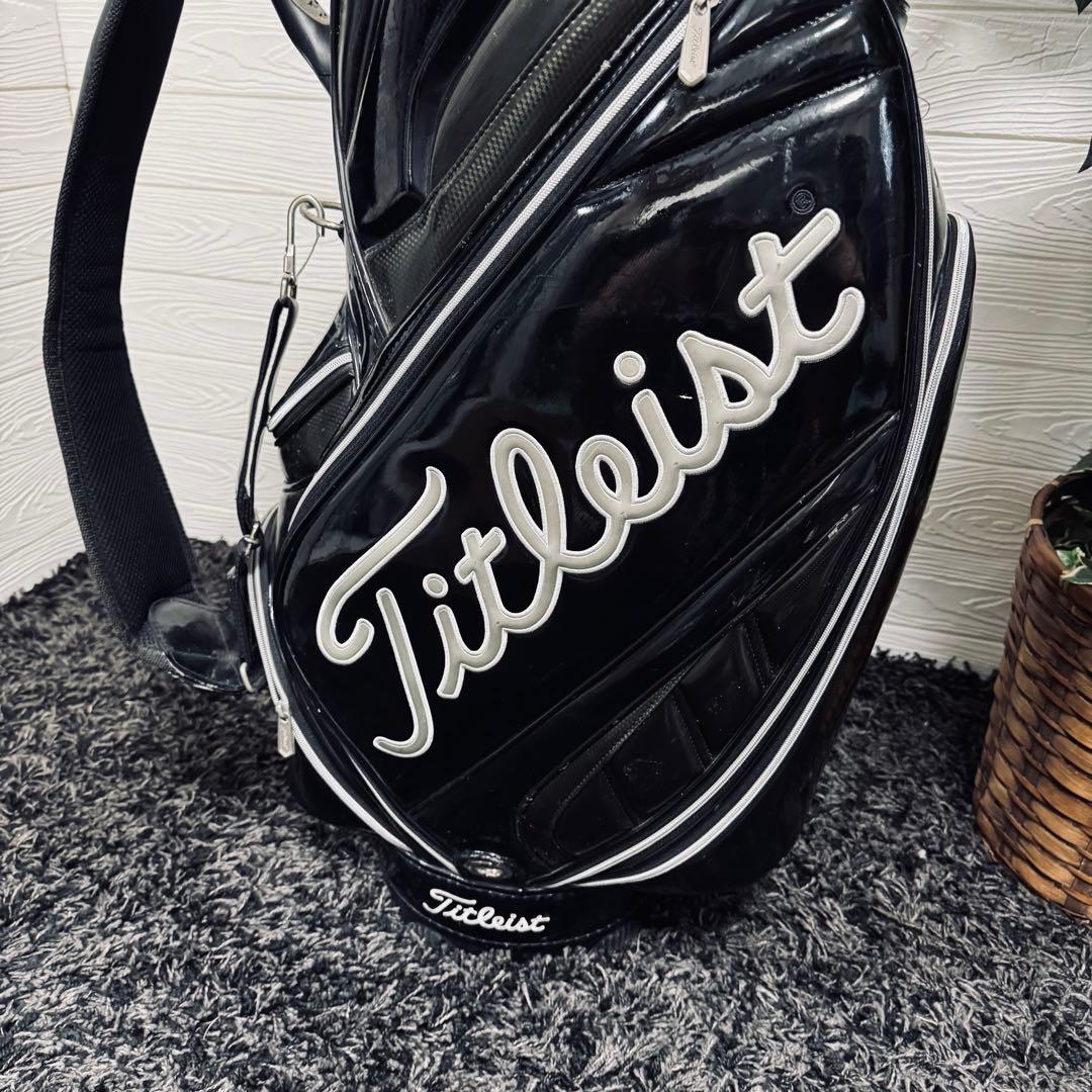 タイトリスト　キャディバッグ エナメル