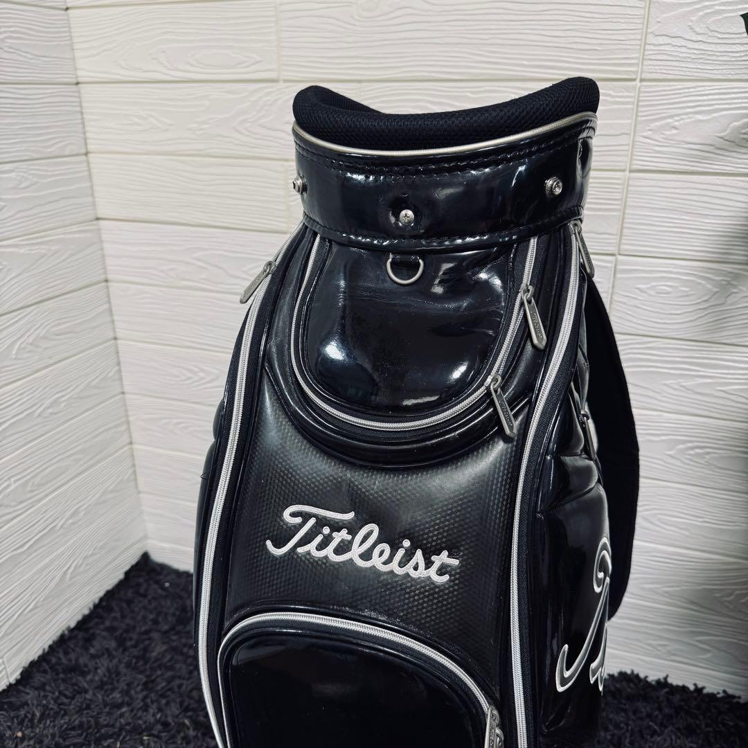 タイトリスト　キャディバッグ エナメル
