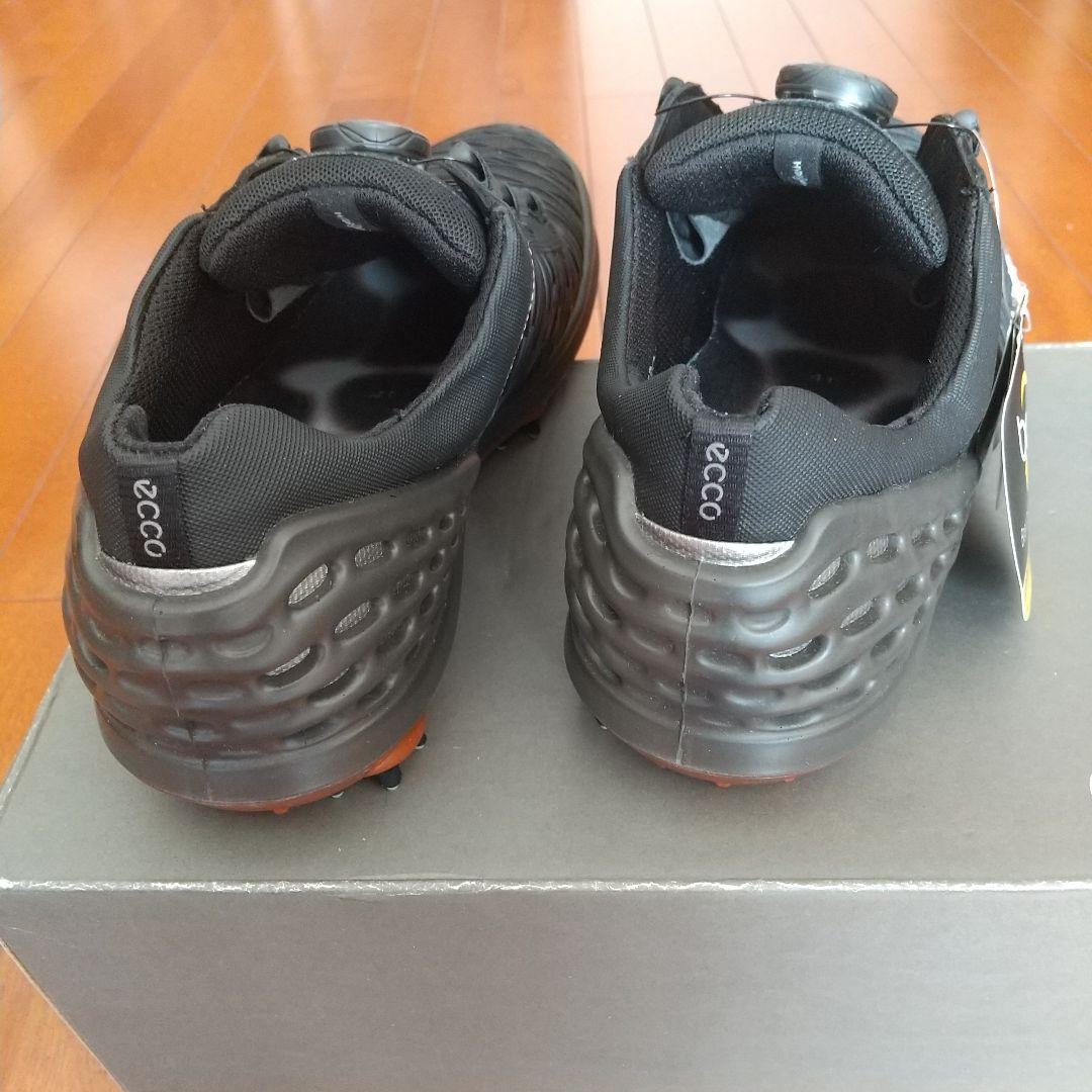 新品未使用 ECCO ゴルフシューズ ブラック Boaシステム 41(26cm)