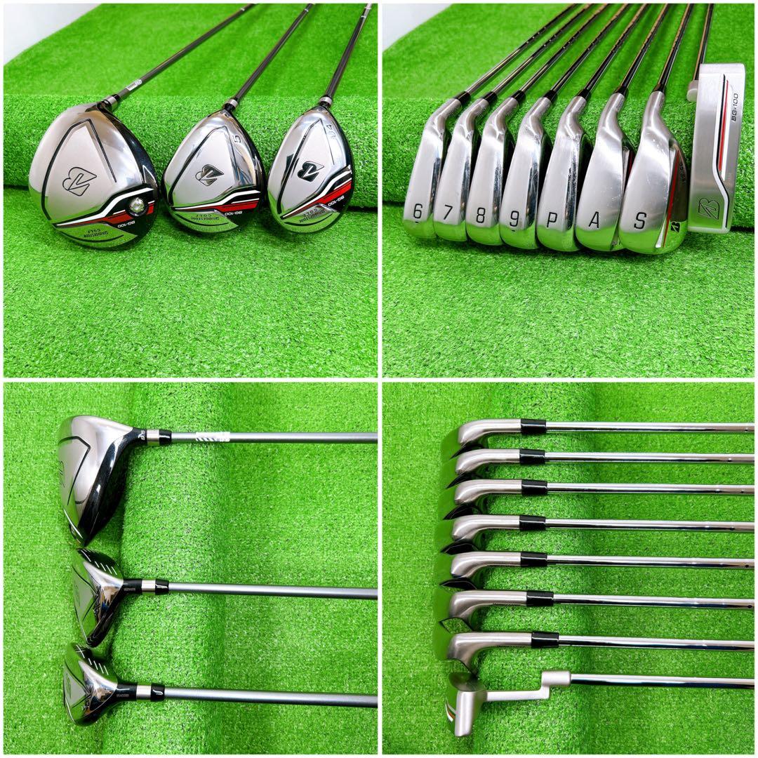 ブリヂストン BG-100 メンズクラブセット 11本 S 初心者 一流 ②