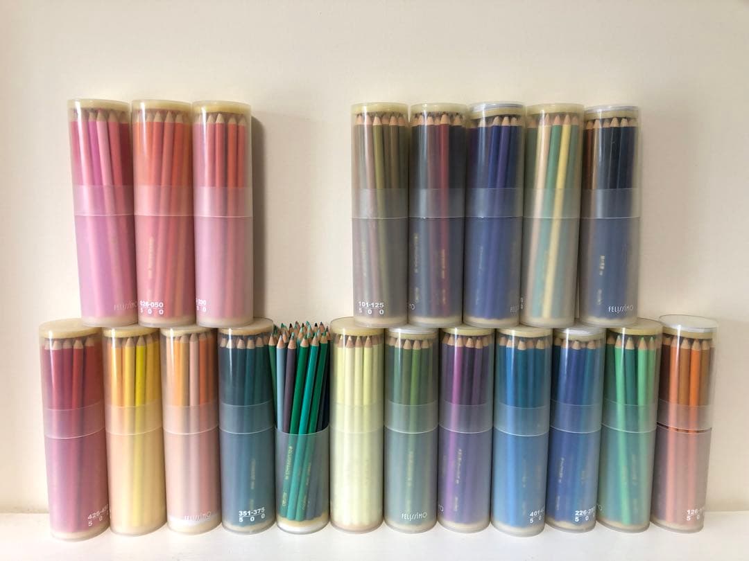 ◆フェリシモ◆ 500色の色鉛筆◆全色コンプリート◆FELISSIMO◆