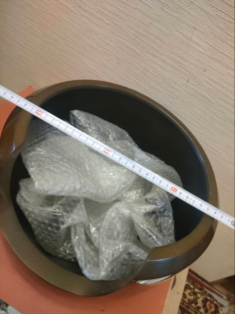 茶道具 銅製 風炉 銘 般若宗勘作 未使用品 五徳付