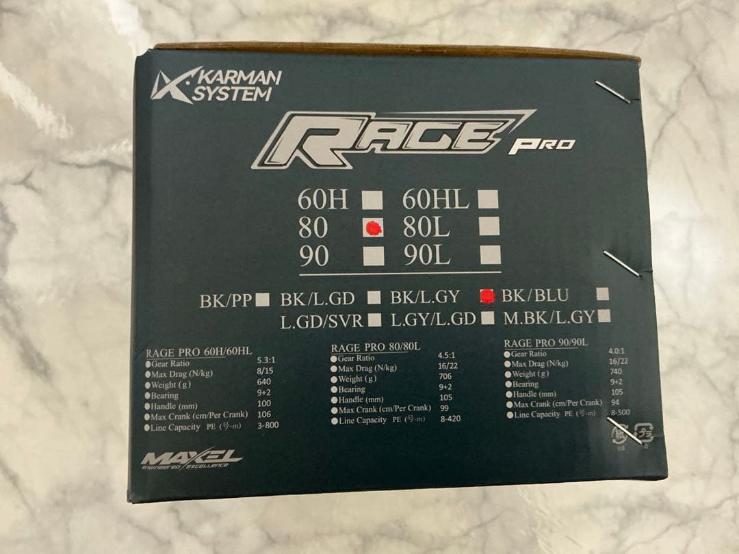 マクセル　RAGE 80 PRO