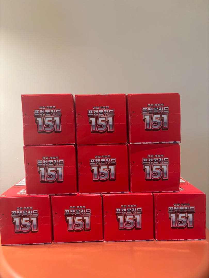 ポケモンカード★151★10BOX★ポケカ★新品送料無料★韓国版