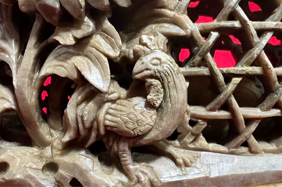 中國美術古玩 寿山石 細密彫刻 石彫 富貴吉祥 大吉大利 鑑賞石 オブジェ