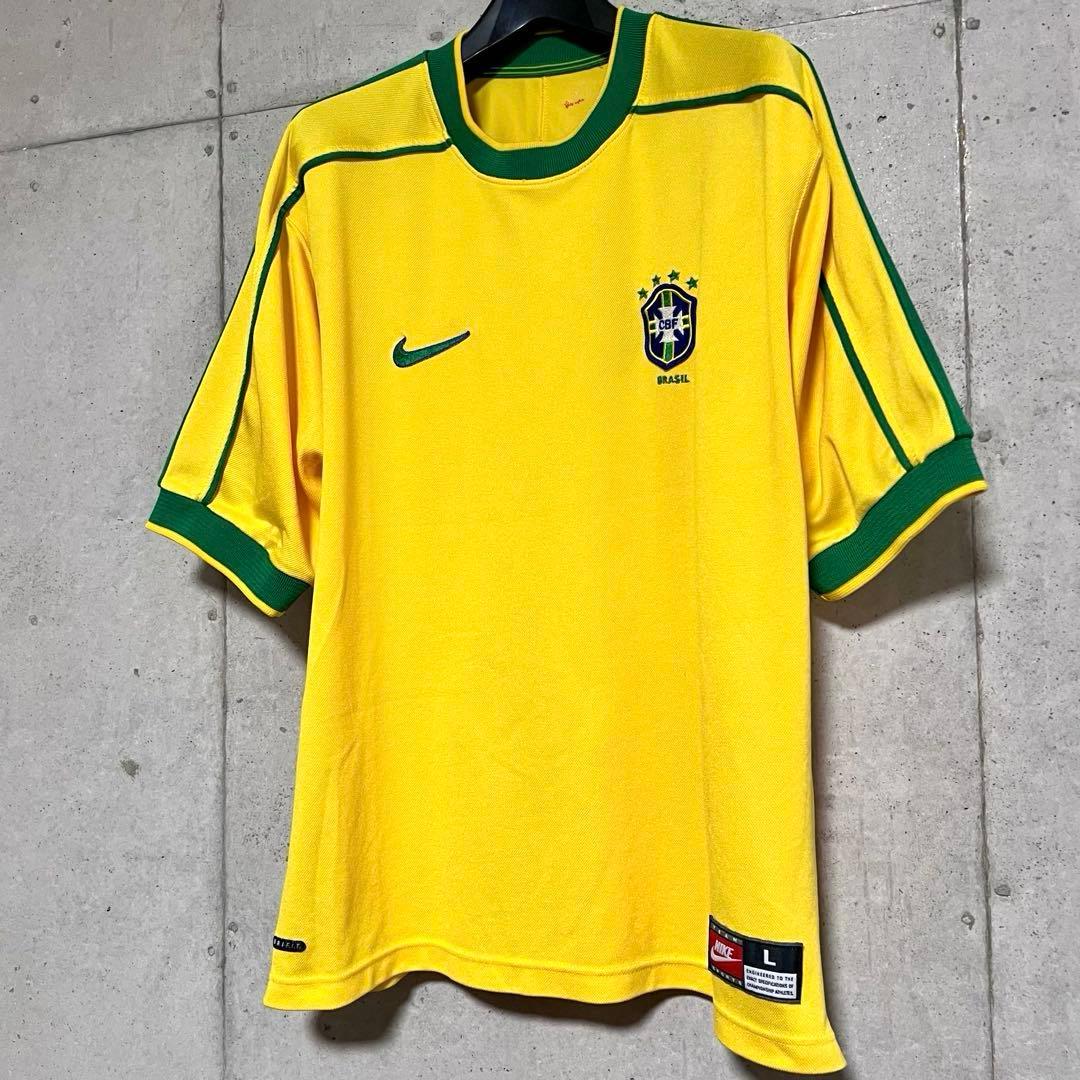 【美品/当時物】1998 ブラジル代表 ホームユニフォーム【Lサイズ】英国製