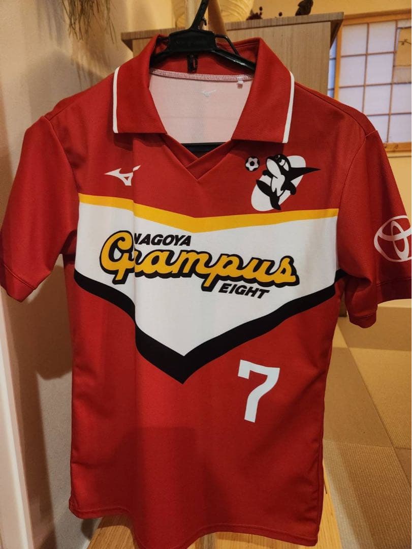 名古屋グランパス 25周年 記念ユニフォームMIZUNO 背番号7限定復刻モデル