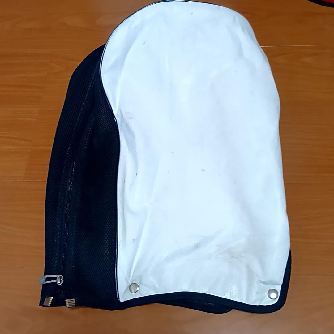 ルコック 軽量キャディバッグ 9型　QQBPJJ06 ビッグロゴ　ホワイト