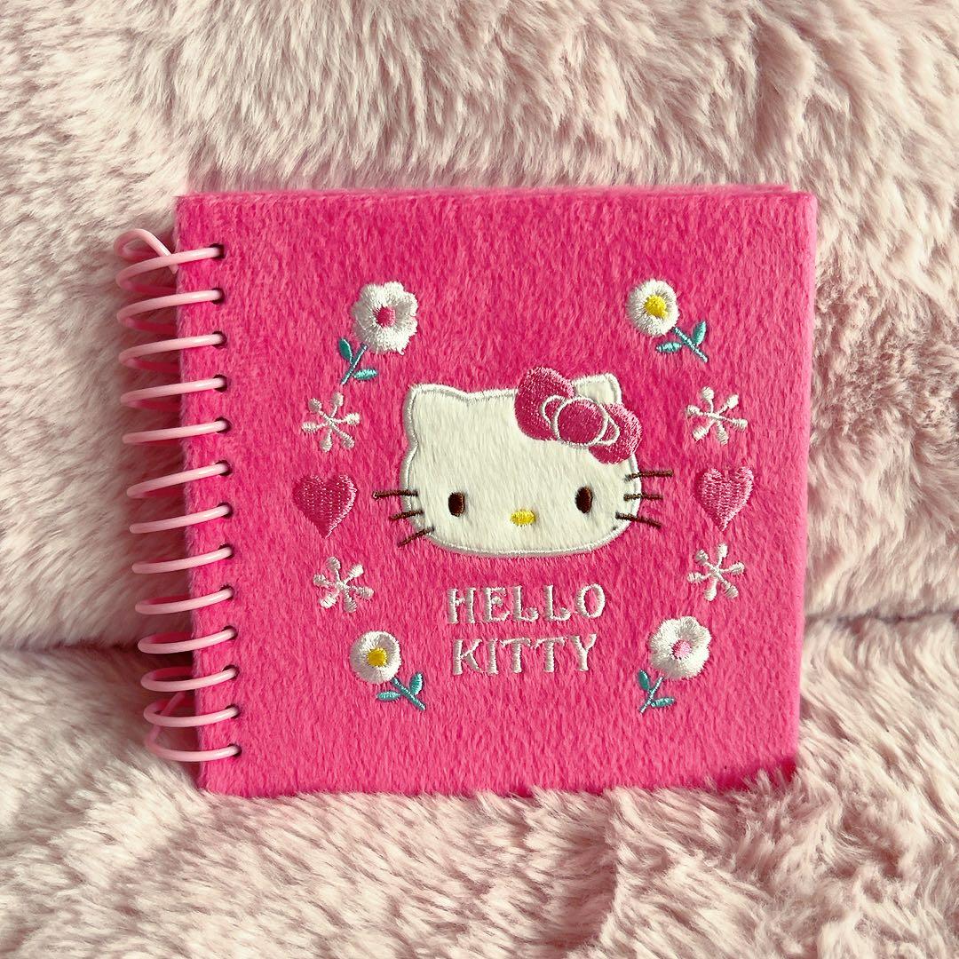 希少レア　ハローキティ　リングノート　フワフワ　2009 サンリオ　平成レトロ