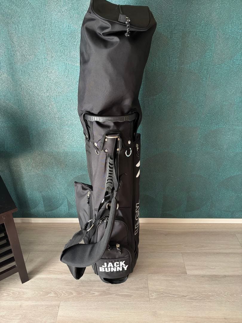 JACK BUNNY!! スタンド式キャディーバック ヘッドカバー5点付き