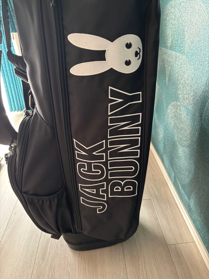 JACK BUNNY!! スタンド式キャディーバック ヘッドカバー5点付き