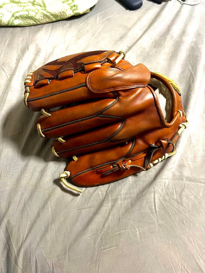 Mizuno 野球グローブ 茶色 右投げ用