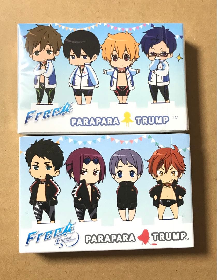 Free!岩鳶＆鮫柄学園トランプ 缶バッジ スマートフォンリング 七瀬遙 松岡凛