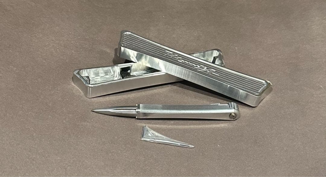 MechaSEA ジュラルミン削り出しボールペン