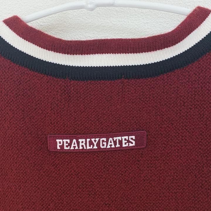 PEARLY GATES Ｖネック カーディガン 大人綺麗め ゴルフウェア