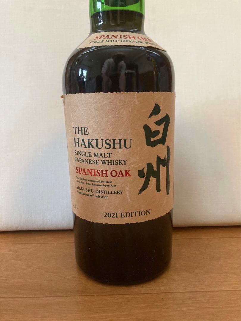 SUNTORY 白州　スパニッシュオーク　2021エディション