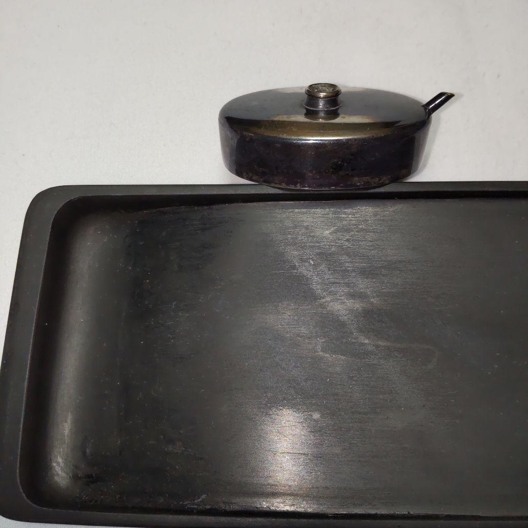 艶消し古漆塗り硯箱