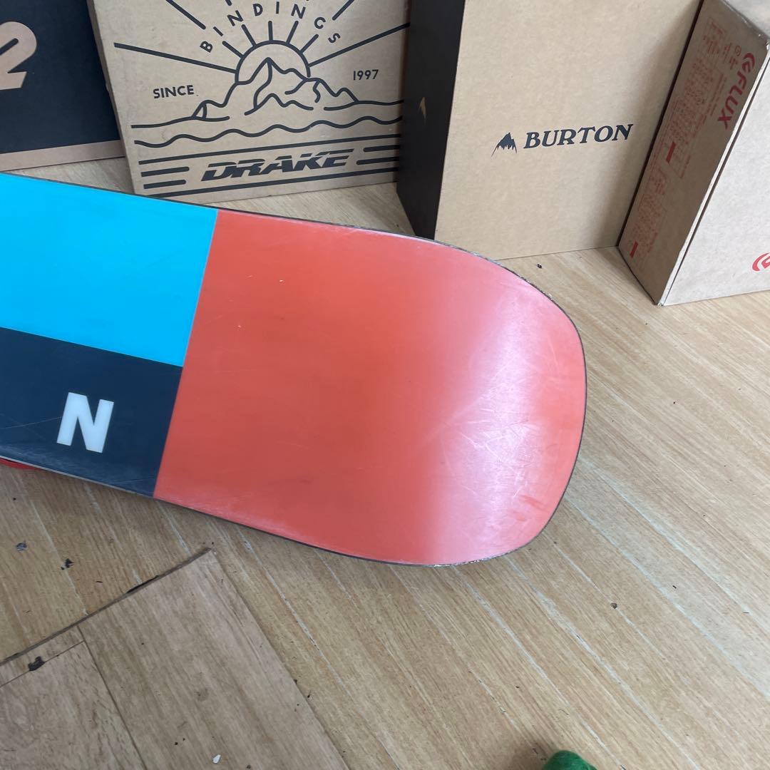 BURTON×FLUX　バートン　スノーボード　フロー　バインディング付