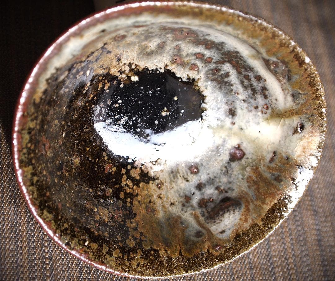 人気作家★辻村塊【師＆父：辻村史朗】★粉引盃★共箱・友布・栞