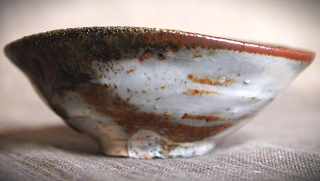 人気作家★辻村塊【師＆父：辻村史朗】★粉引盃★共箱・友布・栞