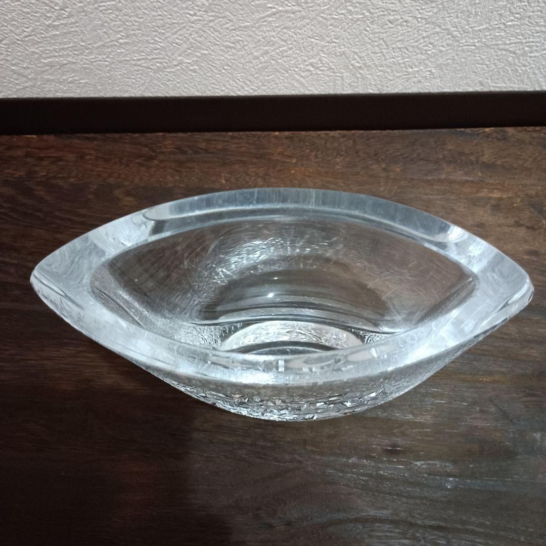 HOYAクリスタル フラワーベース 花瓶 佐々木文夫デザイン 高さ22cm希少