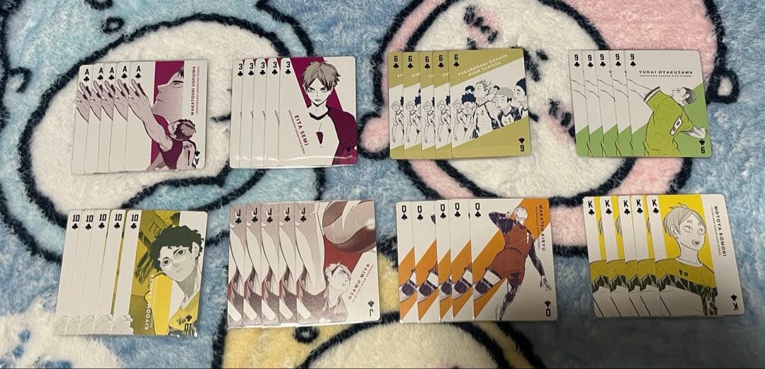 ハイキュー 原画展 トランプ