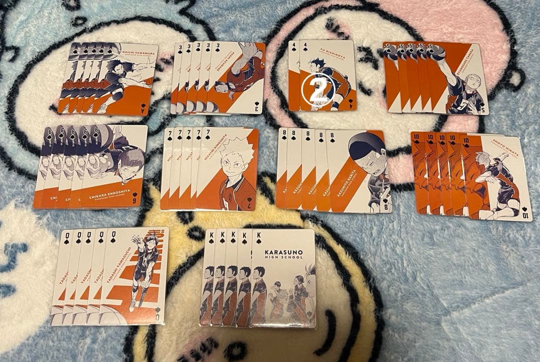 ハイキュー 原画展 トランプ