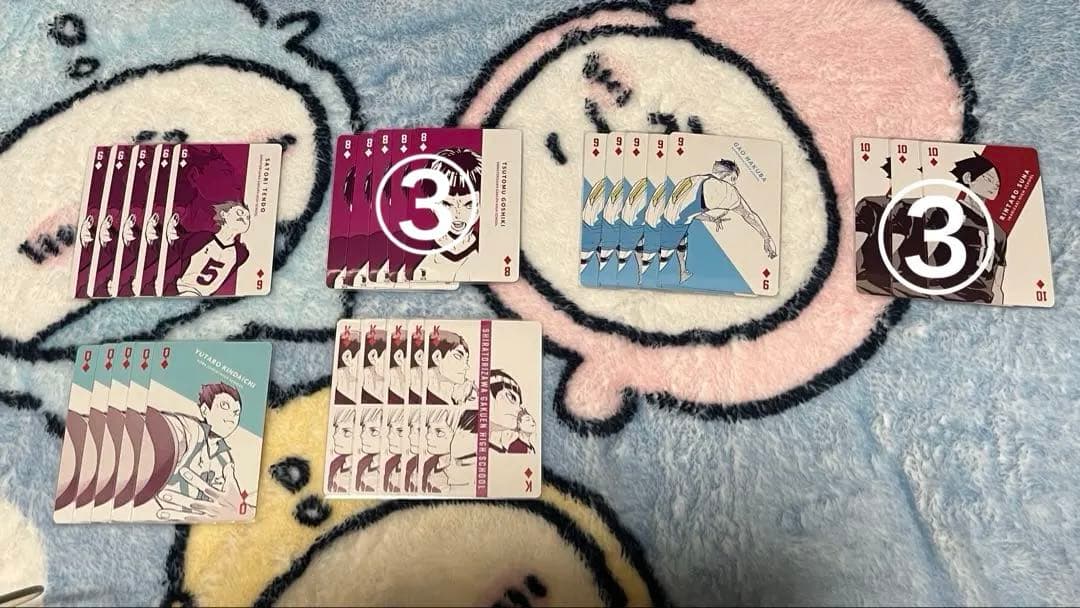 ハイキュー 原画展 トランプ