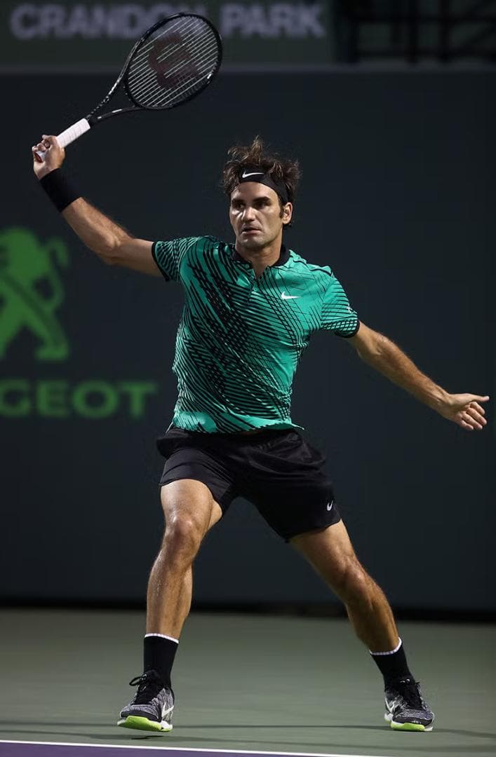 NIKE ロジャー・フェデラー RF テニスシャツ 2017 サンシャインダブル